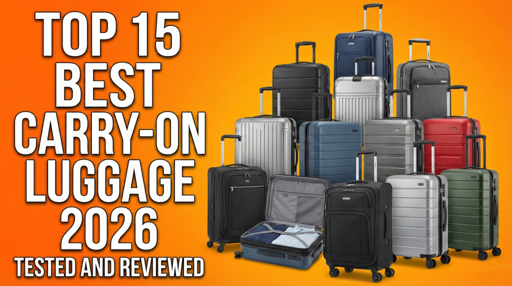 Best Carry-On Luggage 2026: Top 15 Bags Tested and Reviewed
