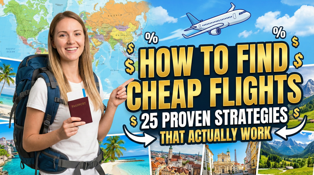 How to Find Cheap Flights: 25 Proven Strategies That Actually Work