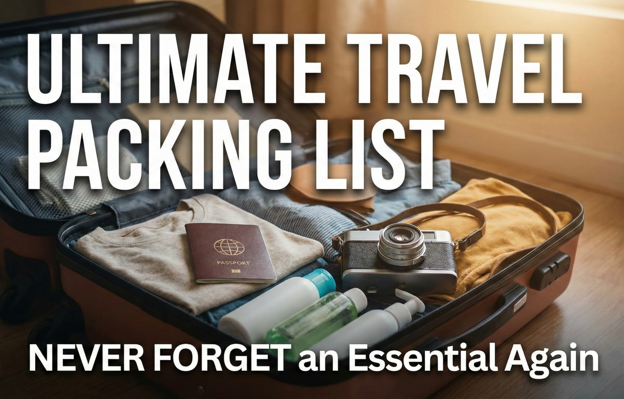 The Ultimate Travel Packing List: 50+ Items to Never Forget Again
